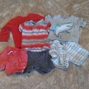Lot 24M / 2T Boys SS, Shorts LS Bundle